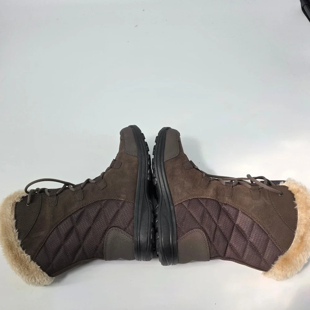 Columbia Minx Mid II Snow Boots 9 Brown Gorpcore Outdoorsy Waterproof